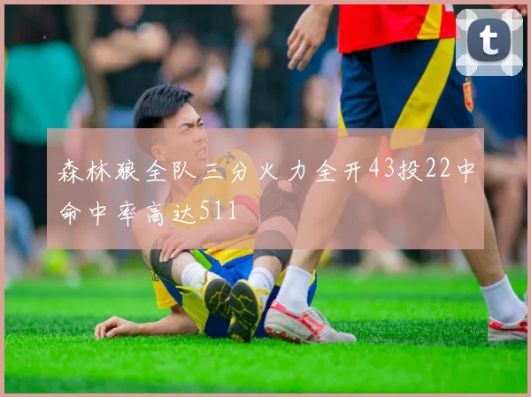 森林狼全队三分火力全开43投22中命中率高达511
